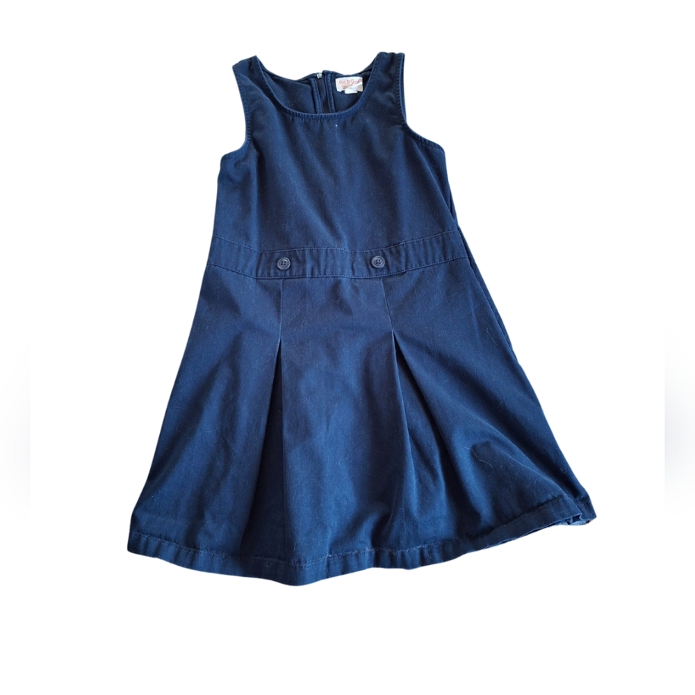 Size 7 Navy Cat & Jack School Uniform Dress